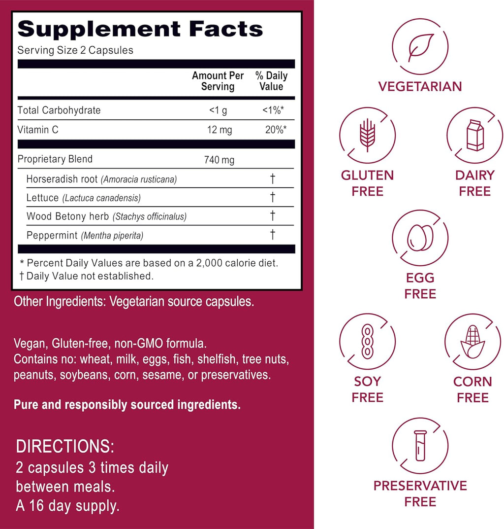 Kroeger Herb Products, Sinus Blend, All Natural Sinus Support for Adults, Congestion Relief and Sinus Pressure Relief, Blocks or Suppresses Histamin, Non-GMO, No Preservatives, Made in USA