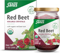 Floradix Salus Red Beet Crystals - Organic Nutritional Beet Root Powder Mix - Superfood Powder Supplement with Vitamin C, Folate, Magnesium & Potassium - 7 Oz