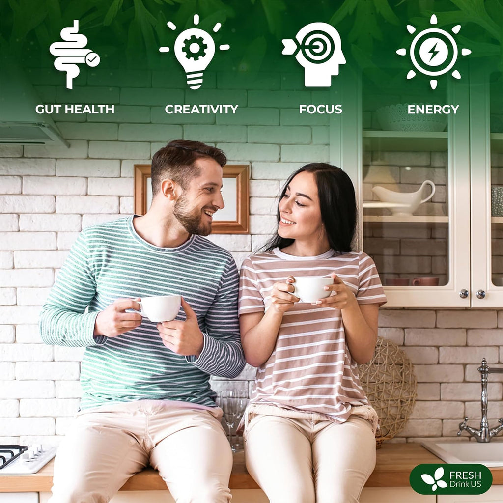 FreshDrinkUS, Premium Wormwood Tea - 40 Tea Bags - Handcrafted Herbal Blend, Caffeine-Free – Smooth Taste & Naturally Refreshing.