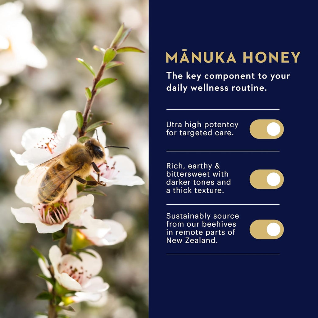 Manuka Health Manuka Honey Throat Lozenges - Blackcurrant Flavored Lozenges, 58-Count - Cough Drops Infused with Raw Manuka Honey & Vitamin C for Immune Support