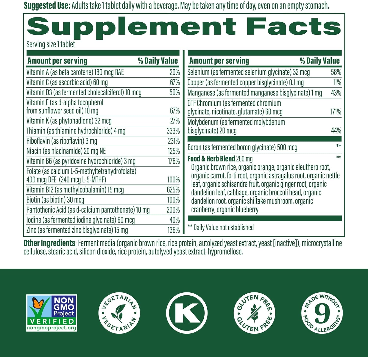 MegaFood One Daily Mens Multivitamins - Multivitamin for Men - Vitamin C, Vitamin D3 & Vitamin B12 - Muscle, Energy Metabolism & Immune Support - Vegetarian, Gluten Free - 90 Tablets, 90 Servings