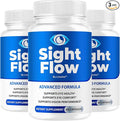 (3 Pack) Sight Flow Eye Capsules Advanced Formula - Official SightFlow Pills Premium Support Supplement All Natural Ingredients Vitamins for Eye Health and Wellness Formula, 180 Capsules for 3 Months