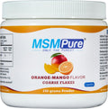 KALA HEALTH MSMPure Orange Mango Flavored Coarse MSM Powder Flakes – US-Made MSM for Joint Health, Skin Appearance, and Hair & Nail Support – 8.8 oz, Organic Sulfur
