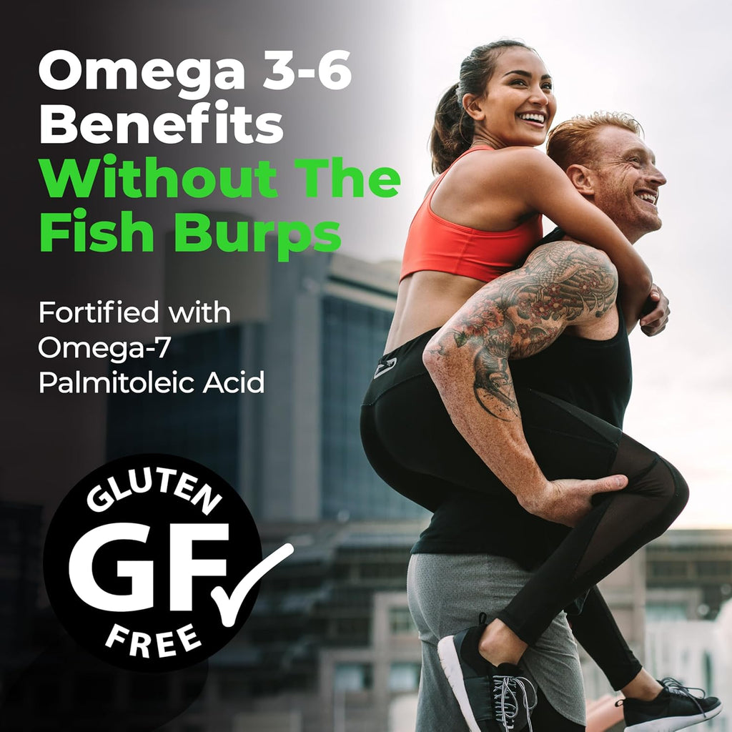 Species Nutrition Omegalyze Support Supplements, Essential Fatty Acid Formula, Supplement to Help Maximize Recovery, Omega 3,6 and 7 Formula,180 Capsules