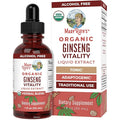 MaryRuth Organics Herbal Supplement for Brain Function | Boost Energy | Memory | Vitality USDA | Ginseng with Ashwagandha | Eleuthero and Maca Root Extract | 1 Fl Oz