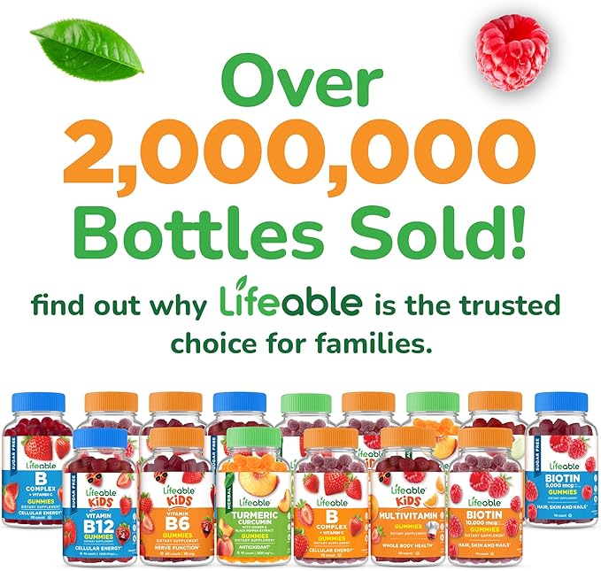 Lifeable Omega 3 6 9 Gummies | with Vegan DHA Supplement | Fish Oil Alternative from Plant Based Flaxseed Oil | Great Tasting Omega 3 Supplement | for Adults, Men & Women | 60 Gummies