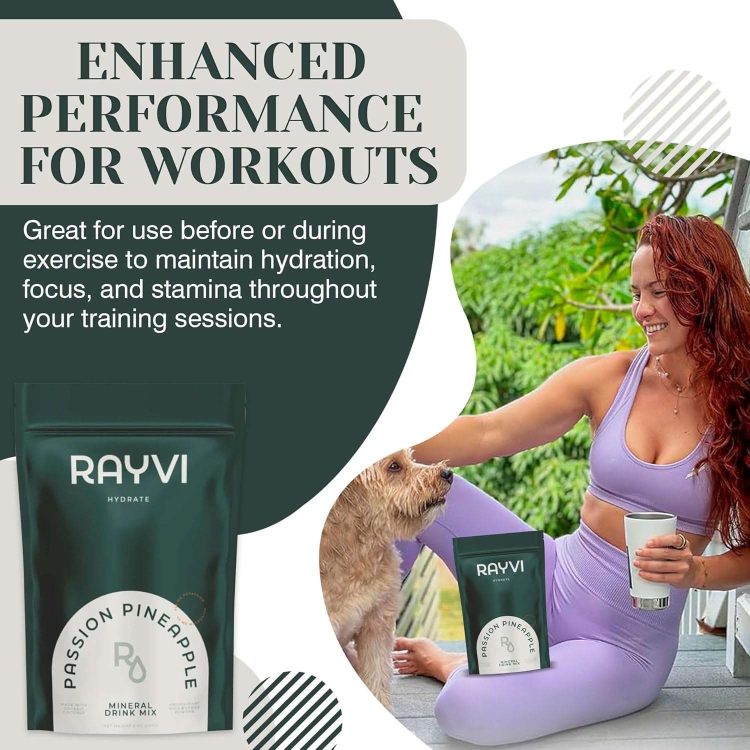 Rayvi Zero Sugar Electrolytes Powder + Minerals Hydration Powder | 1 Pack (30 Servings), Vegan, Zero Sugar Electrolytes and Artificial Additives | Hydration Drink Supplement | Passion Pineapple Flavor