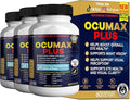Ocumax Plus Vision Support Supplement, 60 Capsules, with 24 Premium Herbal Extracts and Vitamins, Maximum Strength Eye Health Formula (3)