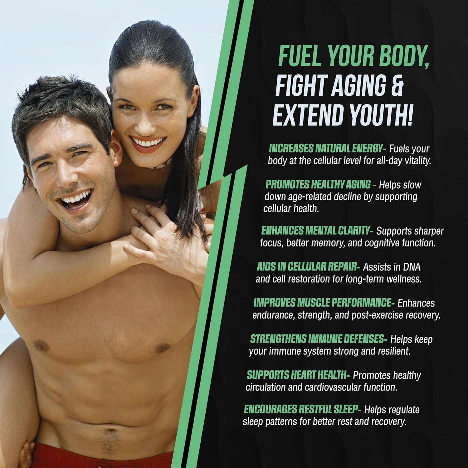 New NAD Supplement - Nicotinamide Riboside for Healthy Aging | Fast-Acting Natural NAD+ & NR Booster | NMN Alternative & Flush Free | Improve Organic Levels of NAD for Anti-Aging & Longevity