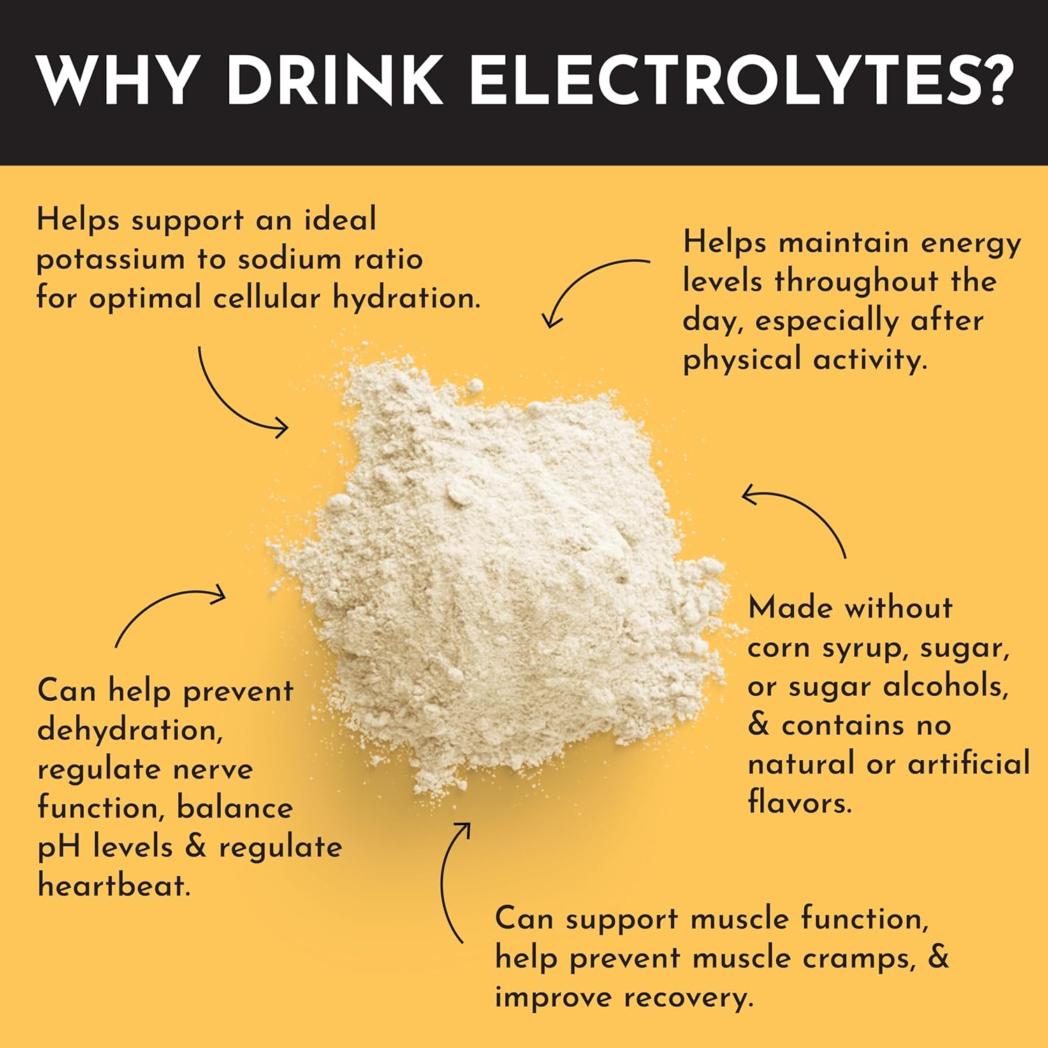 Orange Pineapple Electrolytes – 30‑Serving Hydration Drink Mix with Coconut Water, Sea Salt, and Trace Minerals – Supports Energy, Recovery, and Electrolyte Balance*