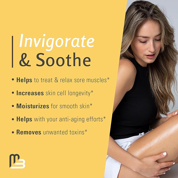 Ylang Ylang + Ginger Lymphatic Drainage Massage Oil – with Collagen & Stem Cells for Circulation, Detox & Cellulite Removal – Body Oil for Muscle Relief, Skin Firming & Relaxation – 8oz by M3