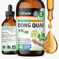 BIO KRAUTER Dong Quai Tincture - Angelica Root Liquid Extract - Women’s Health Support - Alcohol and Sugar Free Angelica Tincture - Vegan Dong Quai Drops 4 Fl.Oz.