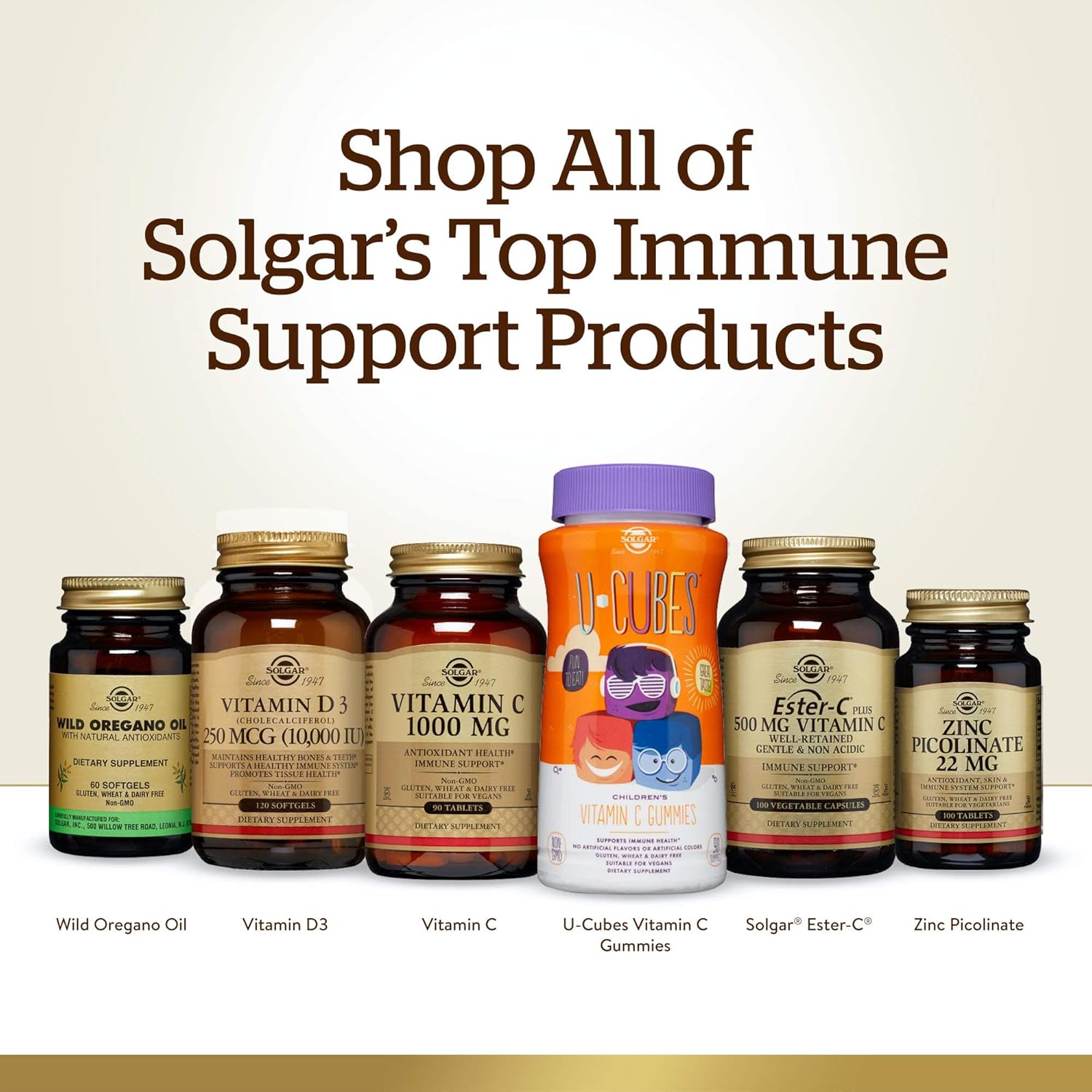Solgar Multi-Mushroom Complex, 50 Vegetable Capsules - Reishi, Shiitake, Maitake Mushroom Extract - Natural Source of Beta Glucans - Non-GMO, Vegan, Gluten Free, Dairy Free - 50 Servings