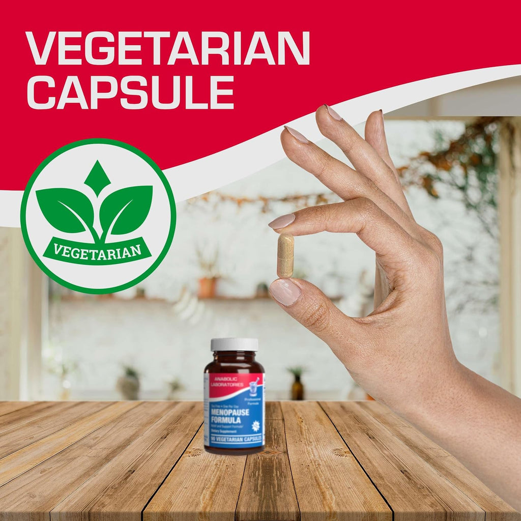 Phytoestrogen Menopause Supplement for Women - Clinical Formula with Dong Quai Vitex & Black Cohosh for Menopause Hot Flashes Night Sweats Mood Support & More - One Capsule Daily - 1 Month Supply