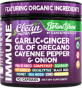 Clean Nutra Garlic Ginger Oil of Oregano Cayenne Pepper Grapefruit Soursop Black Cumin Sea Moss Black Pepper Vitamin C and Zinc VIT C Detox Gut Health Black Seed Cleanse 90 Vegan Capsules