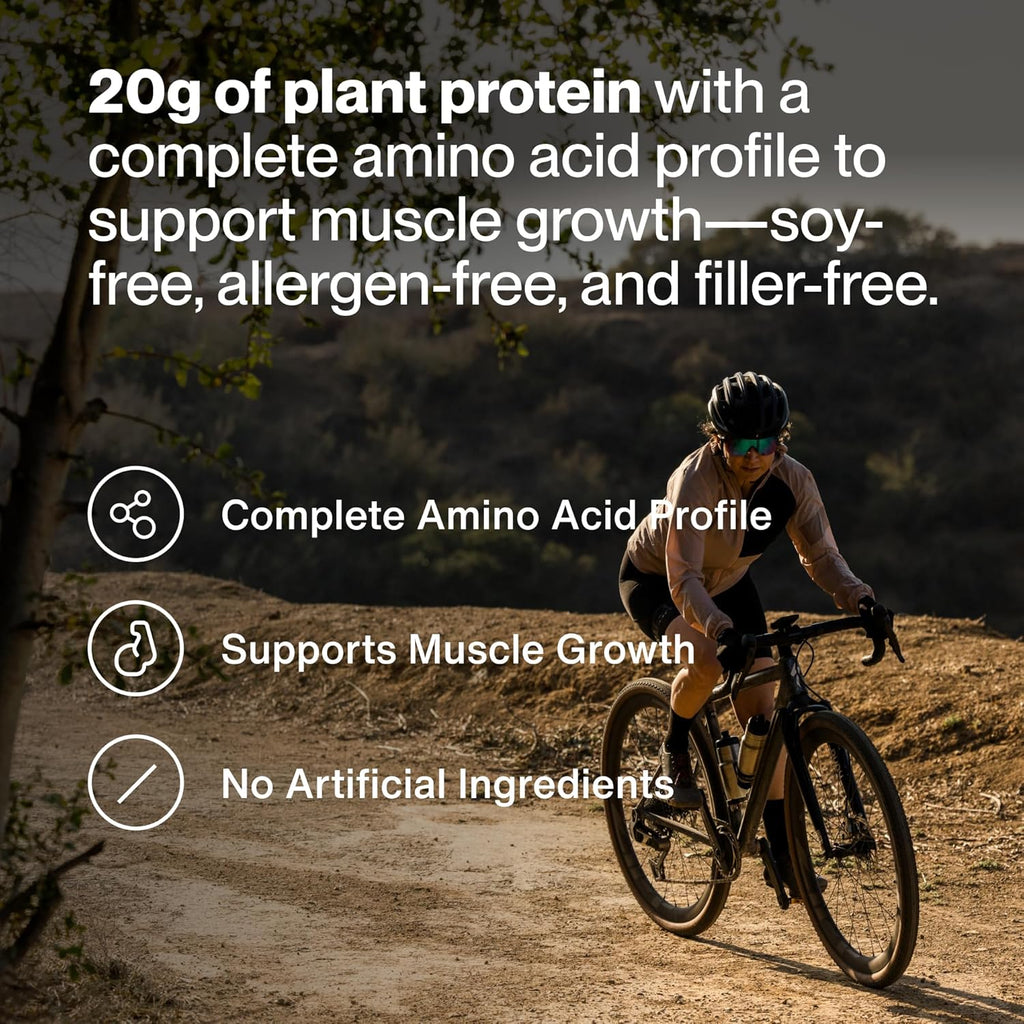 Momentous Vegan Protein Powder - 20 g Plant-Based Protein - NSF Certified for Sport - Gluten-Free - Non-GMO - 22 Servings for Essential Everyday Use - Vanilla Spice