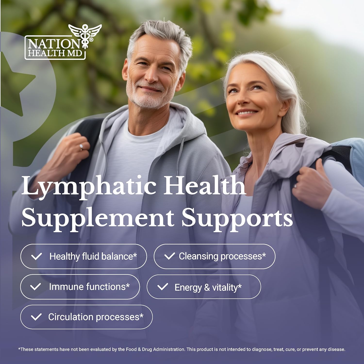 Lymph MD - Lymphatic Drainage Supplement - Lymph System Support for Women & Men - with Bromelain, Echinacea, Burdock Root, Dandelion, Rutin, Kelp & More - Vegan, Gluten Free, Dairy Free - 180 Capsules