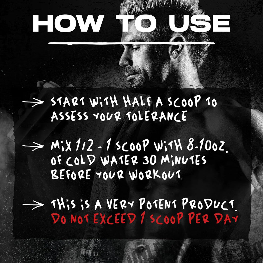 AFTERDARK INHUMAN Pre-Workout Powder, Enhanced Mind-Muscle Connection, Sustained Energy, Potent Nootropic Blend, Vegan, Gluten-Free, Soy-Free, 400mg Caffeine, No Crash, SnowCone