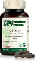 Standard Process Inc. E-Z Mg - Plant-Based, Multiform, Organic, Supports Patients with Inadequate Dietary Magnesium Intake - 180 Tablets