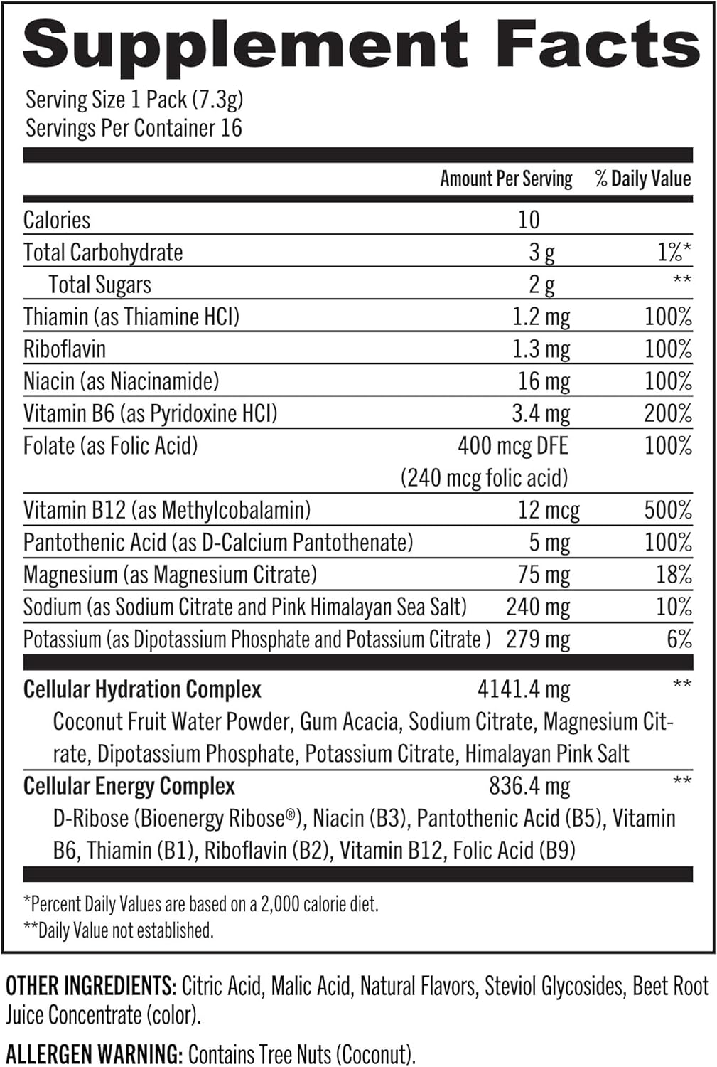 Grab The Gold Aqua Charge Electrolytes Drink Mix | Naturally Flavored Sugar-Free Hydration Drinks with B Vitamins | Vegan, Gluten-Free, Non-GMO | Tropical Twist - 16 Packs