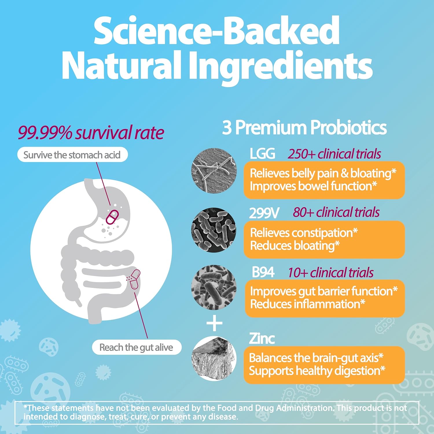 Life-Space Children IBS Support Probiotic, Clinically Proven to IBS Relief, 4 in 1 Kids Probiotic, 21 Billion CFU, Supports Reduce Symptoms of IBS, Include Bloating, Gas & Diarrhea, 60 Grams