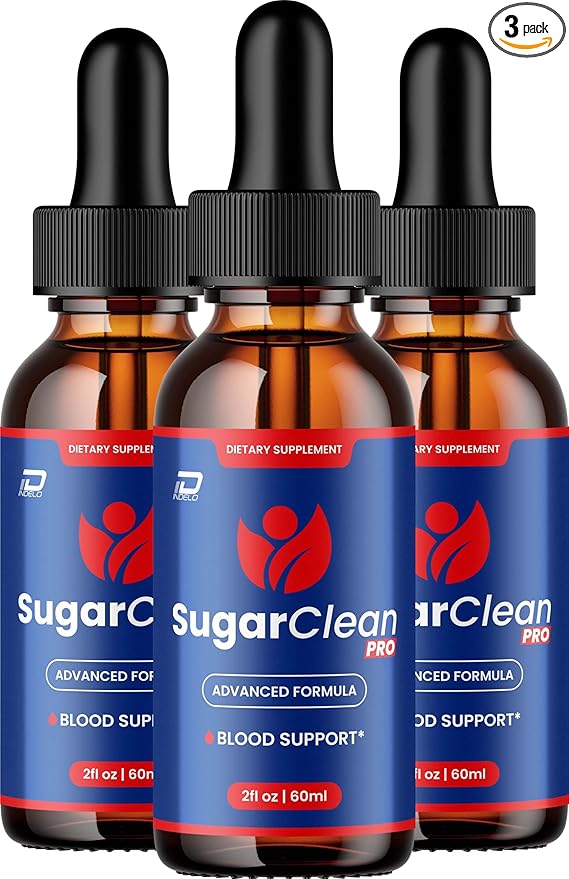 Sugar Clean Pro Healthy Formula – SugarClean Pro Liquid Drops Natural Health Support (3 Pack – 3 Month Supply)