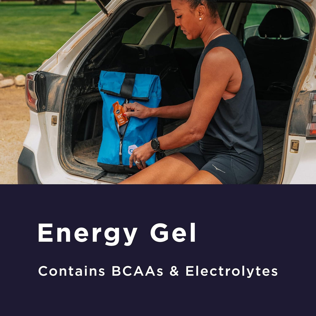 GU Energy Original Sports Nutrition Energy Gels, 24-Count, Vegan, Gluten-Free, Kosher, and Dairy-Free On-the-Go Energy for Any Workout, Assorted Caffeine-Free Flavors Variety Pack