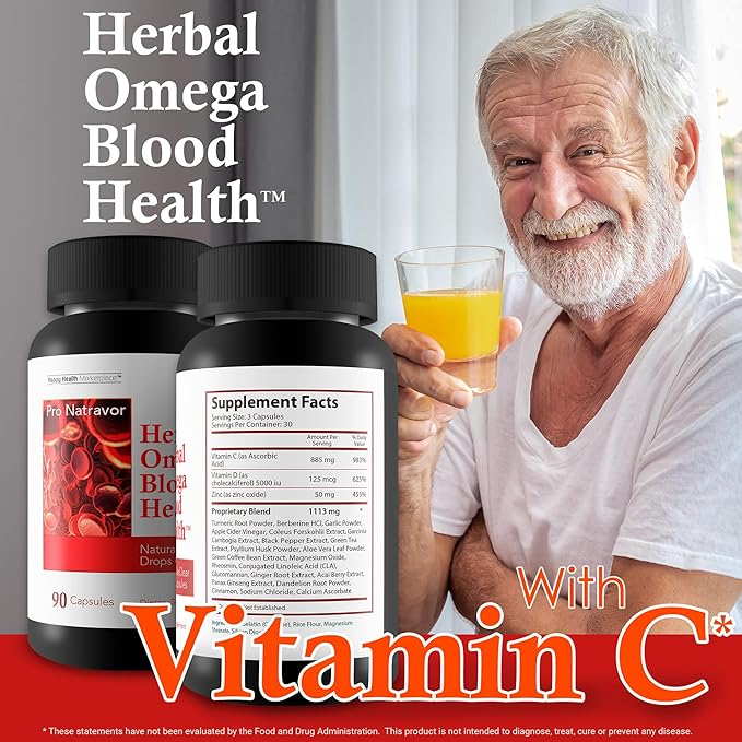Healthy Blood Flow Circulation Support - Our Best Blood Circulation Blood Flow Supplement - Aid Healthy Circulation - Herbal Omega Blood Health Circulatory Support Formula Natural BP Support Formula