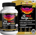IQ Max Surge Pro Brain Supplement, Extra Strength with Herbal Ingredients, 60 Capsules, 30-Day Supply (1)