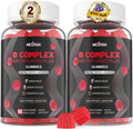 Brain & Mood Support Gummies, Super Vitamin B Complex for Men & Women, All B Vitamin B1 B2 B3 B5 B6 B7 B9 MethyB12 with PABA, Inositol, Choline, Supports MTHFR Gene & Energy, Vegan, 120Ct