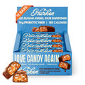 Harken Sweets The Crunchy One, Oat Milk Chocolate Candy Bars with Pretzels and Date Caramel, Sweetened with Dates and No Sugar Added, High Fiber, Nut-Free, Gluten-Free, Plant-Based, 12 Bars