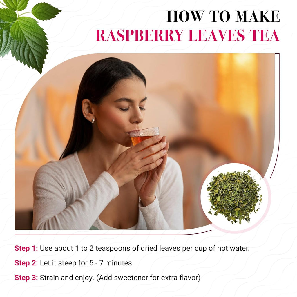 Raspberry Leaf tea 1 LB | Cut and Sifted | 100% Pure and Natural Herbal Tea | Non-GMO, Ethically Sourced | by Yogi's Gift®