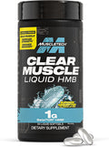 Muscletech HMB Supplements 1000mg, Clear Muscle (84 Liquid Softgels) - Highest Grade HMB for Lean Muscle & Recovery, HMB Free Acid Muscle Supplement, Help Decrease Muscle Breakdown, Packaging May Vary