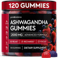 Ashwagandha Gummies – 120 Count - 2000 MG Ashwagandha Supplements with L-Theanine, GABA, Magnesium, Zinc & Vitamin D3 – Sugar-Free, Vegan, Non-GMO–Natural Support for Balance