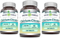 Amazing Formulas Calcium Citrate Supplement | 1000 Mg | Tablets | Non-GMO | Gluten Free | Made in USA (3 Pack, 240 Count)