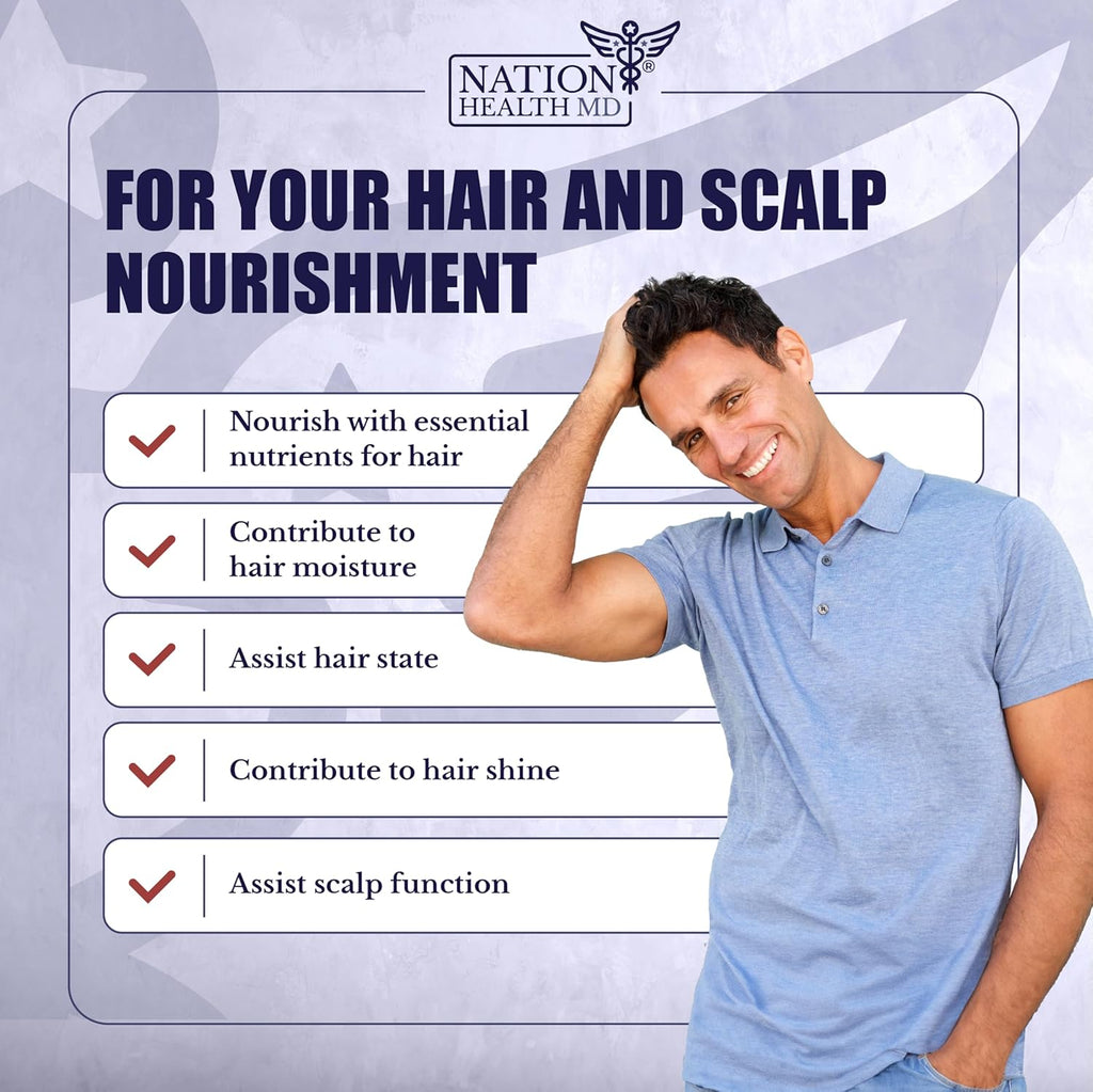 Hair Switch - Supplements for Hair and Scalp - Biotin, Zinc, Selenium, and More - Hair Activation Formula for Men and Women, 1 Bottle