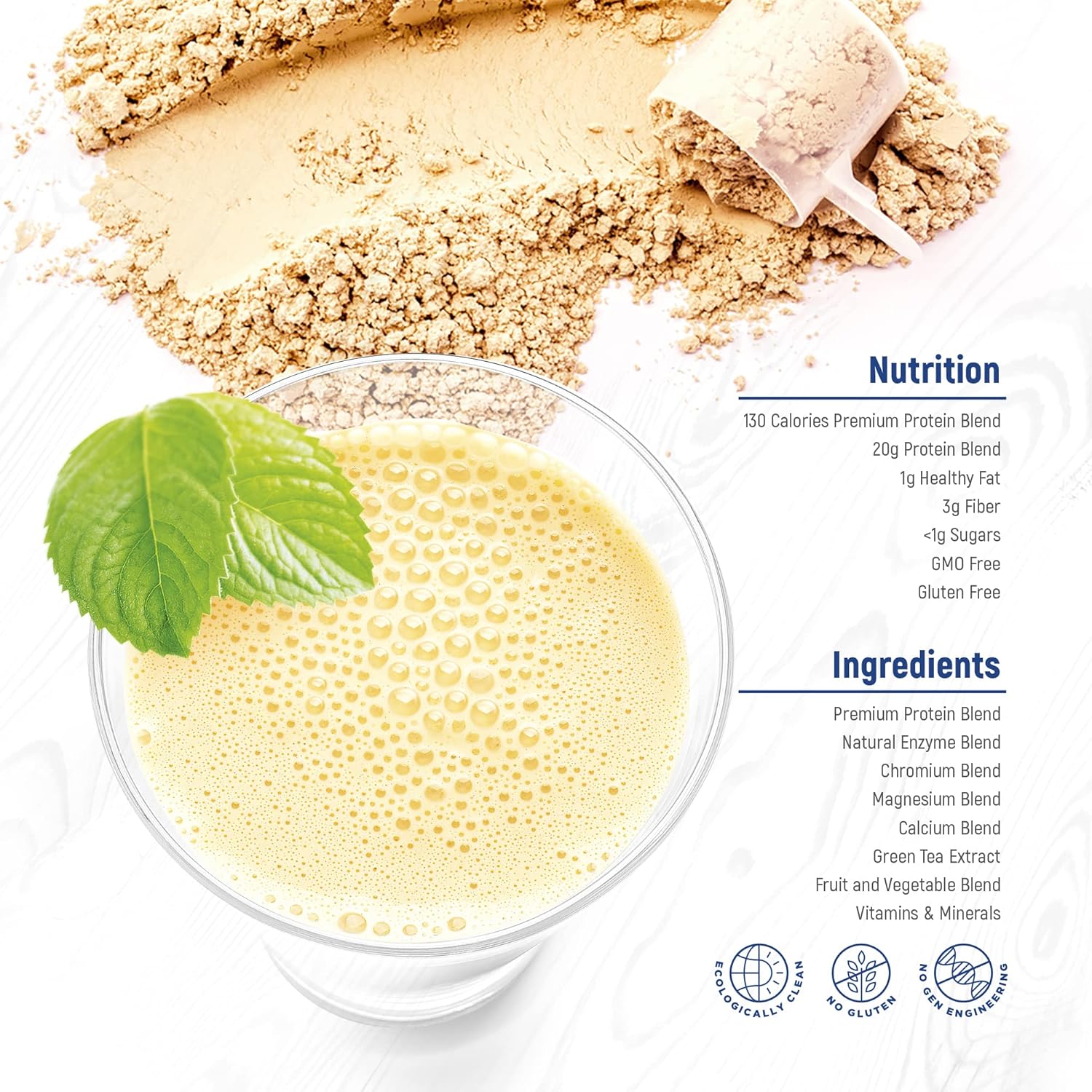 WellnessPro Mens Balanced Nutrition Meal Replacement Shake, Shake & Smoothie Powder Specific Formula for Men, 15 Servings, Vanilla Flavor, Gluten Free, 20g Protein Per Serving