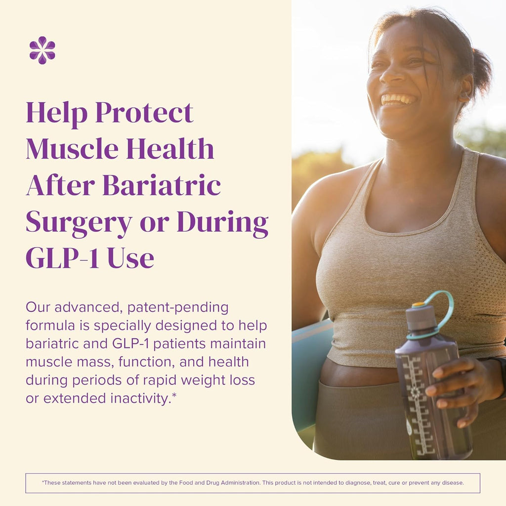 BariMelts HMB Muscle Shield for GLP-1 Users and Bariatric Patients - HMB Supplements with Vitamin D3 & Ubiquisome® Phytosome™ Supports Muscle Recovery - 90 Smooth-Coated Caplets