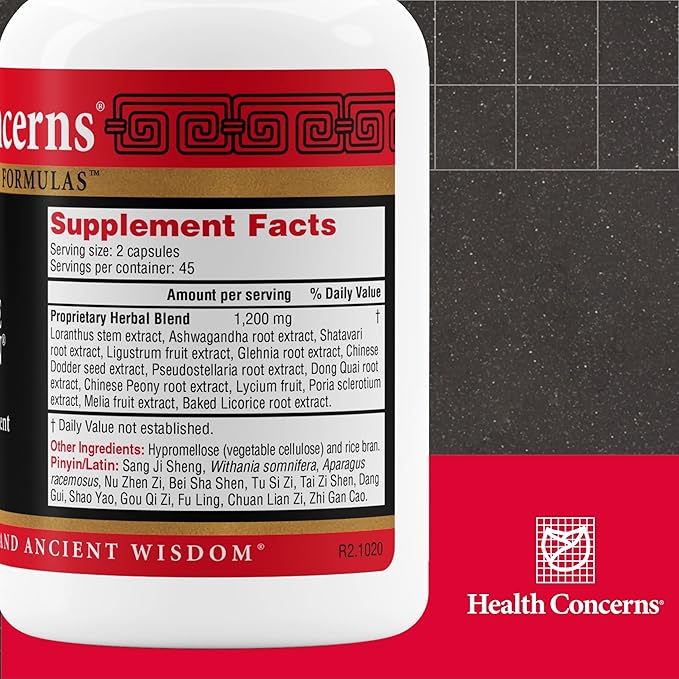 Health Concerns Fertile Garden – Fertility Support for Women – Menstrual Cycle & Reproductive Health – Chinese Herbal Formula with Ashwagandha, Dong Quai, Peony – 90 Capsules