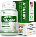 Nature's Nectar Liver Cleanse Detox & Repair – Active Liver Support Supplement with Milk Thistle Liver Detox – Helps Repair & Protect Liver, Aids Fatty Liver & Gallbladder Health – 60 Capsules