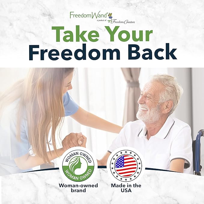 FreedomWand Multipurpose Toilet Aids - Wiping Aid Toileting for Women & Men, Butt Wiper Tool, Toilet Assist Device and Paper Extender, Ideal for Elderly, Disabled and Post Surgery Use - 14.5" Inch