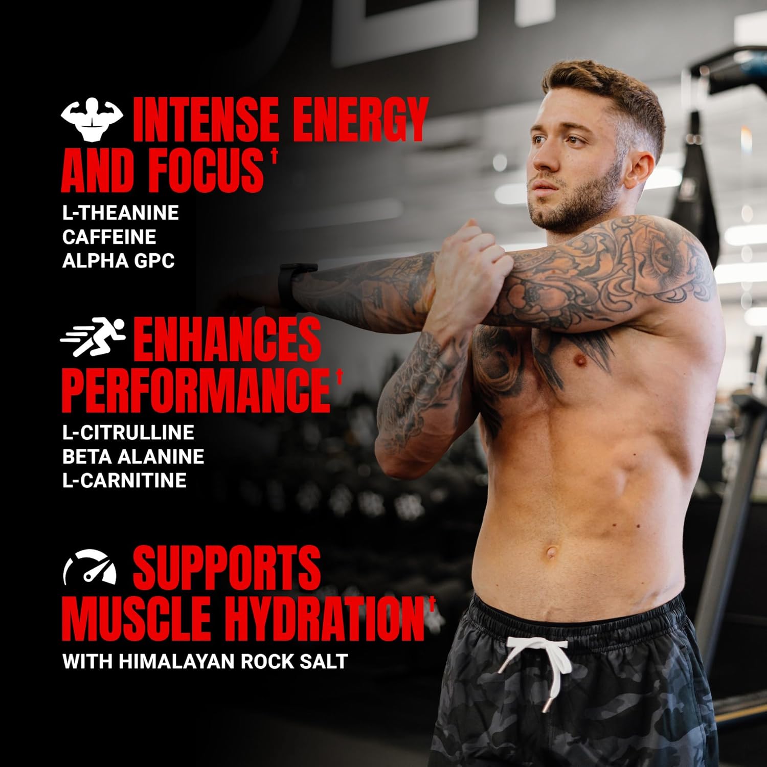 PROSUPPS Mr. Hyde Nightmare Pre Workout Powder with Caffeine & Beta Alanine - Preworkout for Intense Energy, Mental Focus & Performance - Gym & Fitness Supplements (Black N' Blueberry, 30 Servings)