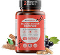 Blood Sugar Complex, 60 Capsules, Up to 2 Months Supply with Magnesium, Cinnamon, Zinc, Vitamin C,E, Biotin and Other