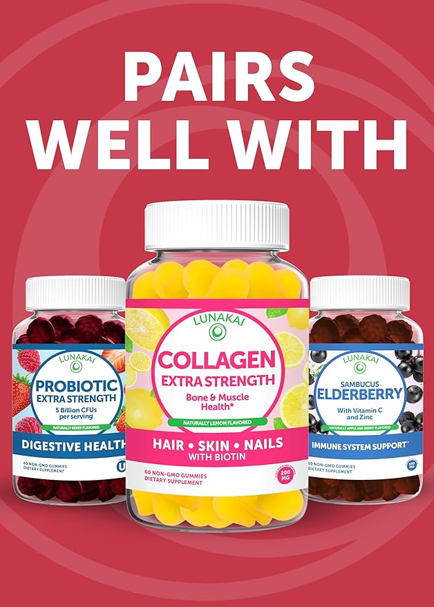Lunakai USA Made Womens Multivitamin Gummies - Delicious Daily Dose with 16 Multi Vitamins for Women - Energy & Immune Support, Non-GMO - 3 Pack