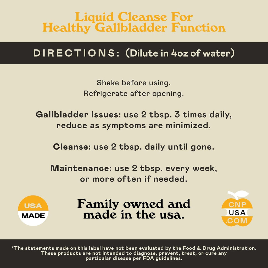 Complete Natural Gallbladder Complete - Liquid Supplement for Gallbladder Support, Liver Cleanse, and Digestive Health with Apple Cider Vinegar, Turmeric, Beet, Digestive Enzymes, Milk Thistle - 12oz