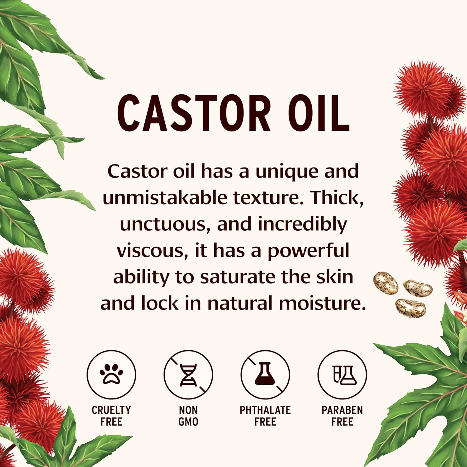 Banyan Botanicals Organic Castor Oil – Pure and Refined Castor Oil – for Face and Skin Care, Hair Care, and Natural Beauty – 24 oz – Non GMO, Hexane Free, Vegan, and Cruelty Free