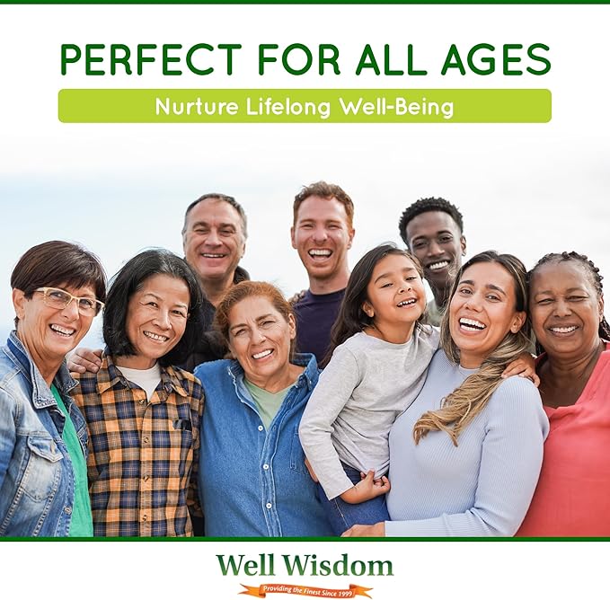Bioactive Colostrum Well Wisdom 60g Bovine Supplement Powder, Grass-Fed Year-Round Colostrum Powder Natural Immune Recovery Supplement