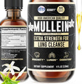 HERBIFY Mullein Drops - Lung Cleanse - Leaf Extract - Powerful Mullein for Immune Support, Detox & Respiratory Support - Made in USA - 4 Oz Vanilla Flavor