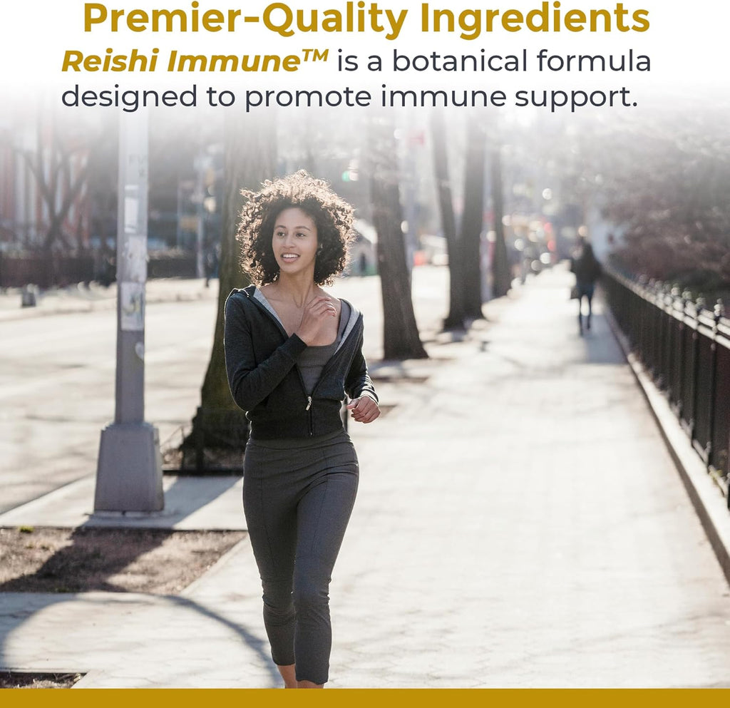 Premier Research Labs Reishi Immune Support Supplement- Reishi Mushroom Capsules, Organic Reishi Mushroom Extract for Women and Men, Contains Red Algae, Turmeric, Milk Thistle - 90 Pure Vegan Capsules