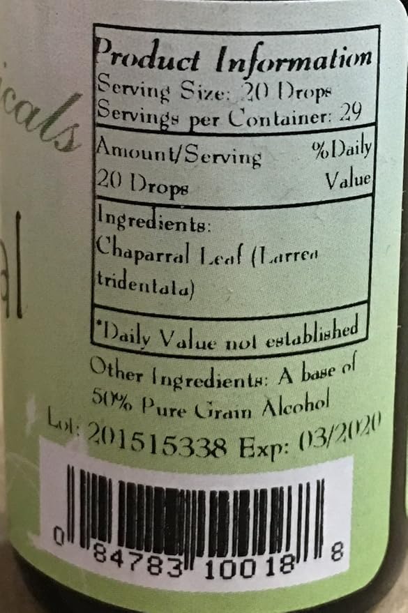 Best Botanicals Chaparral Leaf Extract 1 oz.